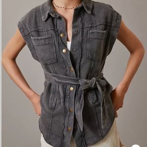 Pilcro Belted Vest